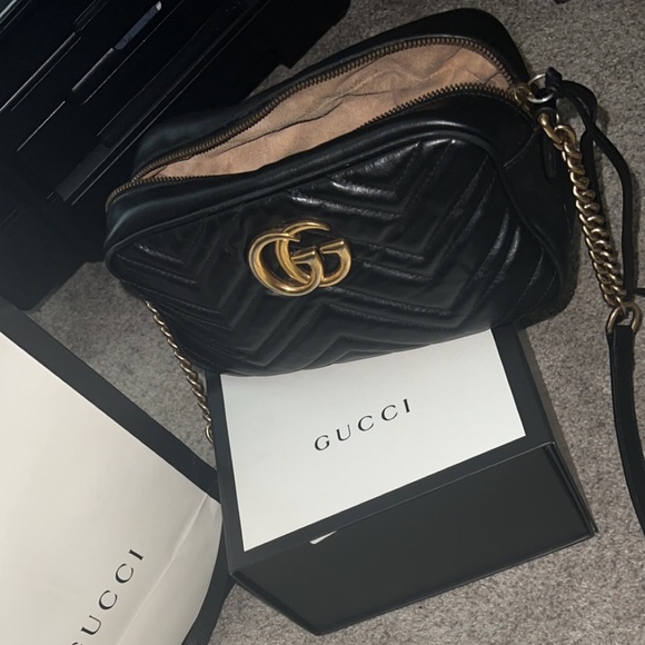 GG Marmont small matelassé shoulder bag - Picture 4 of 7